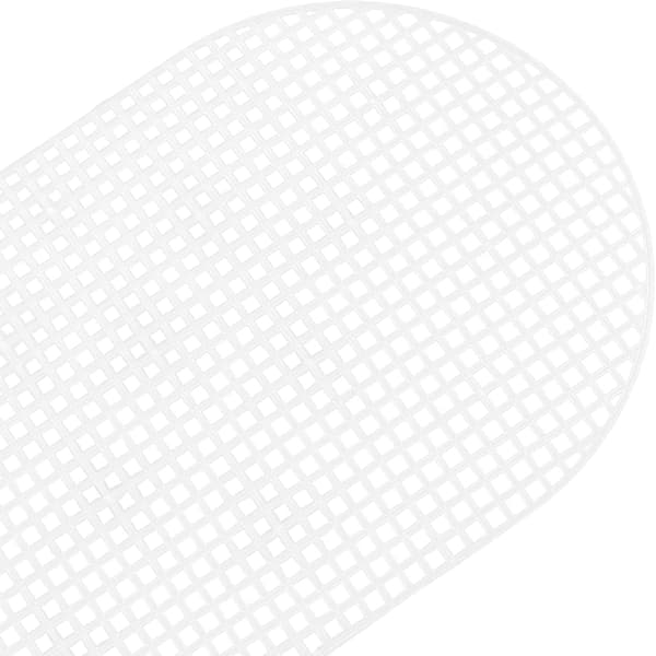 Gør-det-selv plastnetdug til broderi og syning Plastdug, stor hvid taske