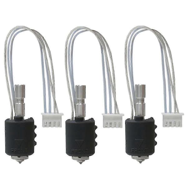 3 Max Hotend munstyckssats: 3 st härdat stål 0,4/0,6/0,8 mm snabbbyte
