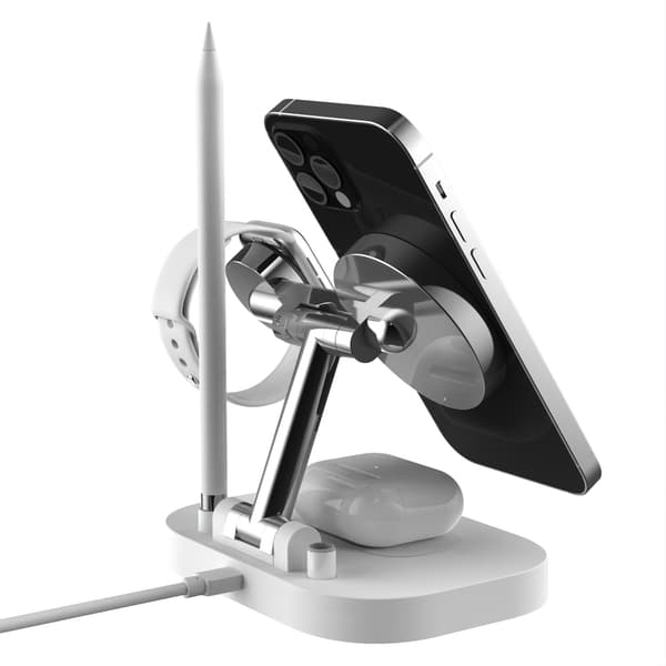 Mobiltelefonholder egnet til Apple iPhone 12/13/14 fire-i-én magnetisk trådløs 2