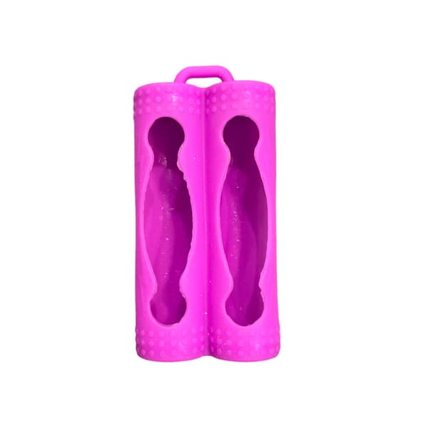 Dobbelt batteri silikone Sleeve Cover Case til 18650 Battery Pro A4
