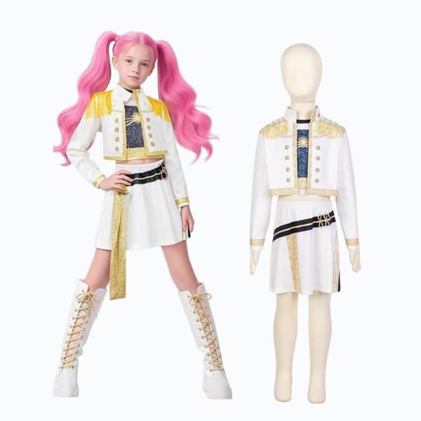 Demon Hunter K-POP Kostume Halloween 160CM Dame Børnekostume-05