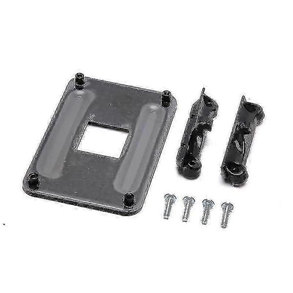 CPU kjøleribbe monteringsbrakett bakplate AMD Ryzen Socket AM4 CPU viftekjøler Black Square Hole