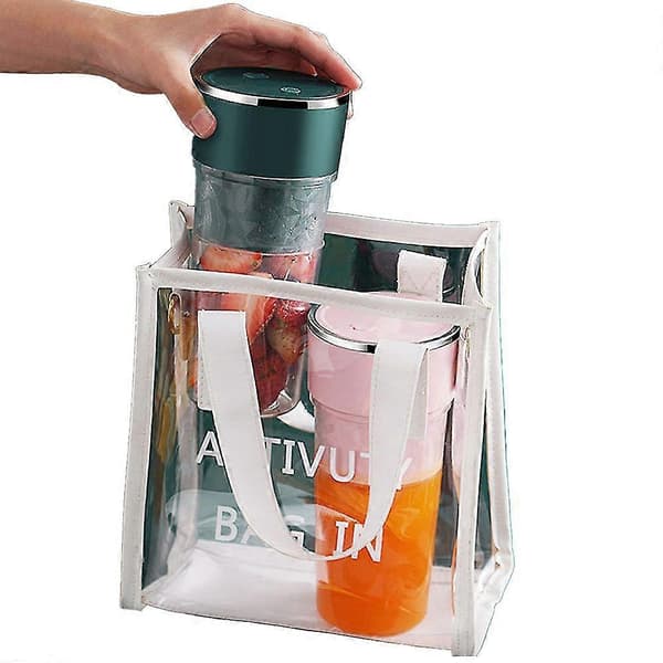 Mini bærbar blender mikser elektrisk juicer fruktpresser mat multifunksjons blenderkopp juicemaskin—ls Green A