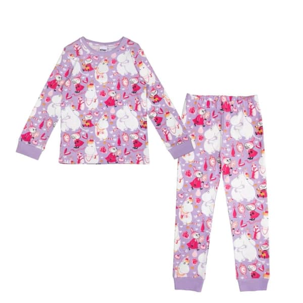 Mumitroldene Sker pyjamas 86/92 Lilla Lila purple