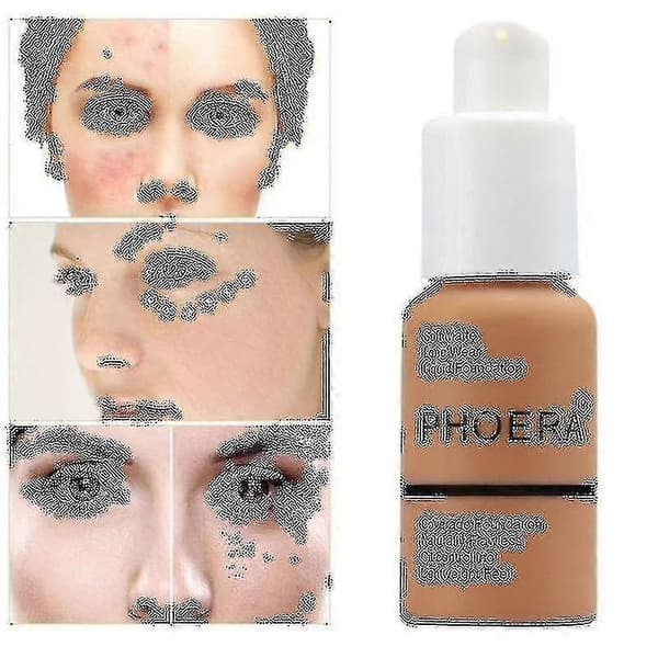 Langvarig lysnende flydende foundation concealer fuld dækning base makeup—ls