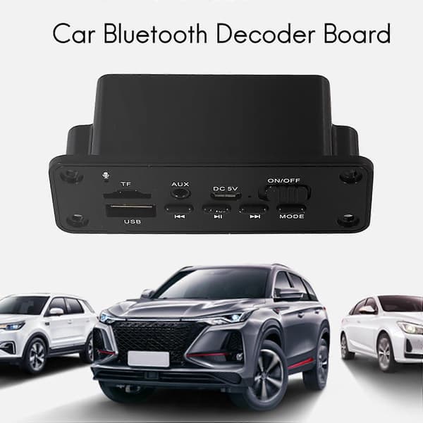 Håndfri Mp3-afspiller Dekoderkort 2 X 3w Forstærker Dc 5v Mp3 Wma Trådløs Bluetooth 5.0 Dekoder B—ls