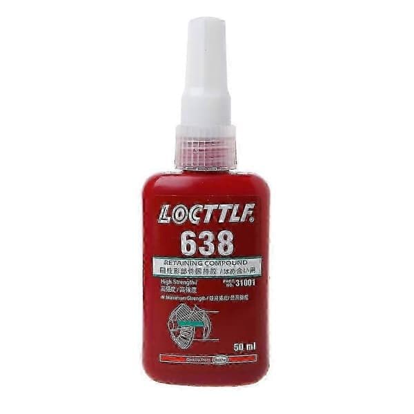 638 Retaining Compound - 50 ml High Strength Threadlocker for Bearings and Flanges Bx6