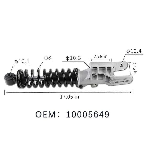 10005649 for EZGO RXV Golf Cart Front Shock Absorber Assembly Støtdemper Tilbehør—ls