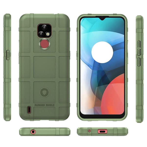 For Lenovo K12 Full Coverage Støtsikkert TPU-telefondeksel Green