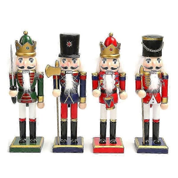 25 cm Nøtteknekker i tre - Klassisk dekorasjon, Retro Tinsoldatpynt