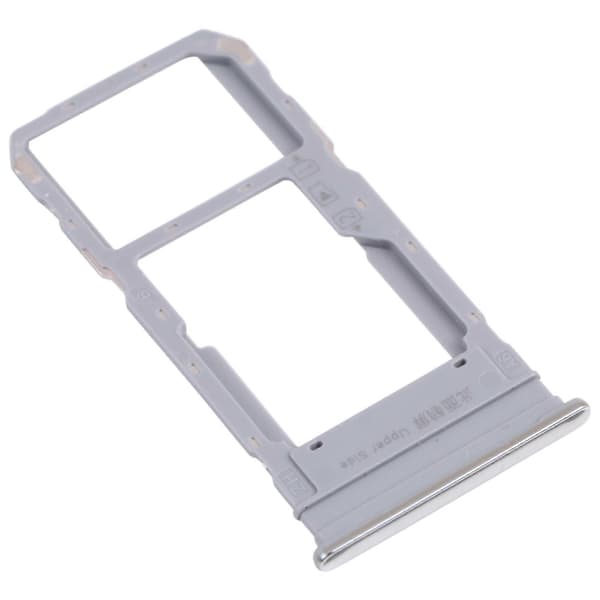 For vivo Y76s V2156A SIM-kortskuff + SIM-kortskuff / Micro SD-kortskuff Silver