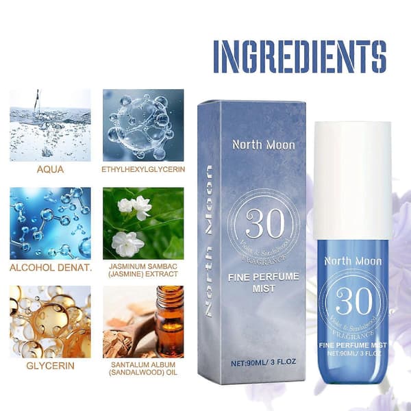 Violet Parfumespray - Langtidsholdbar, Alsidig Duft til Hår og Hud, 90ml