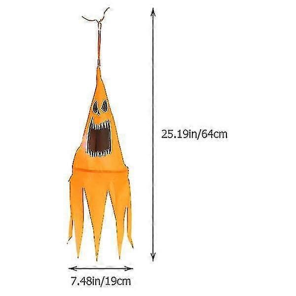 Vindpose Gårdsudsmykning Udendørs Halloween Lysende Flag Halloween Vindpose Flag
