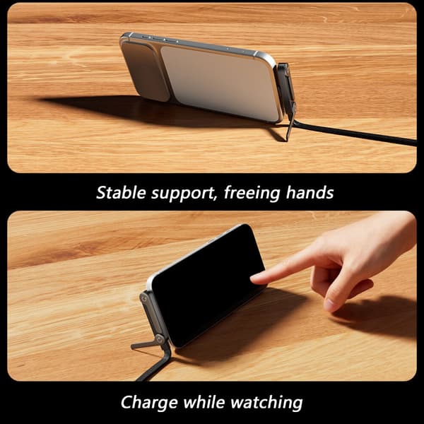 240W sinklegering datakabeladapter sammenleggbar telefonholder for nettbrett—ls Black 0.03