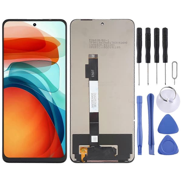 LCD-skærm og digitizer komplet samling til Xiaomi Redmi Note 10 Pro 5G / Poco X3 GT 21061110AG Inte angivet