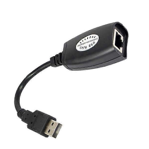 USB til RJ45 RJ 45 LAN-kabel forlængeradapter Extender USB til netværksportudgave 0710[ls] 5 5
