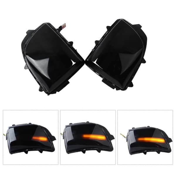 Dynamisk blinklys LED sidespeilindikator blinklys for XC70 2008-2012 XC90 2007-2014—ls