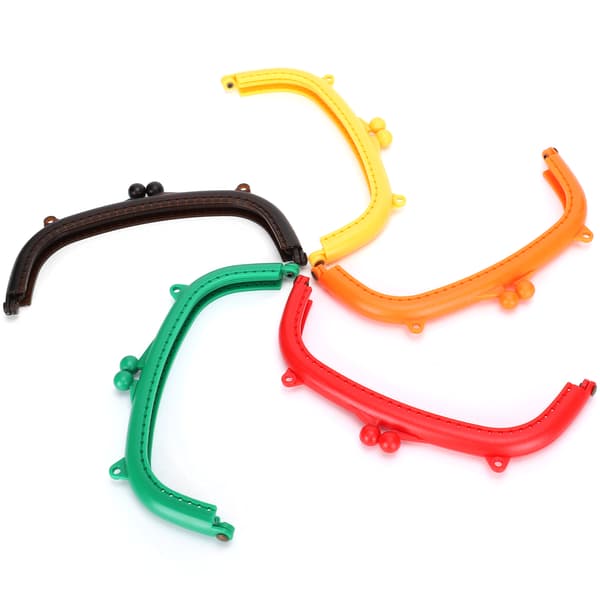 5 st Halvcirkel Väskram 16cm Böjd Plast DIY Väskaccessoarer Godisfärger