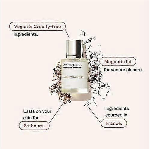 Ambery Saffron Voksenparfyme for menn og kvinner Saffron