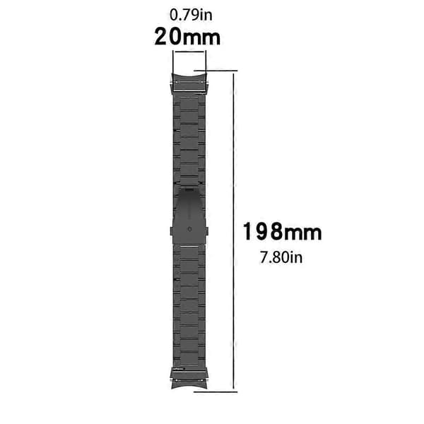För -Galaxy Watch4 Classic 42/46mm Metallrem Loop Armband—ls Rose gold