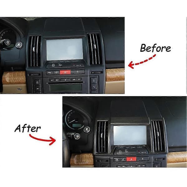For 2007-2012 2 Bil Senterkontroll Navigasjon Gps Skjerm Dekorativ Ramme Deksel Trim Tilbehør—ls