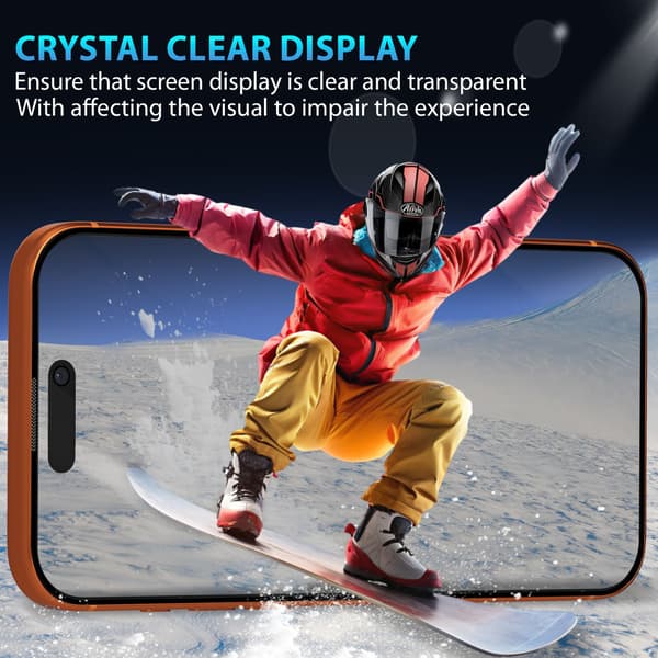 2-Pack iPhone 17 Pro Privacy Skärmskydd - Härdat Glas 9H - Super kvalitet 3D