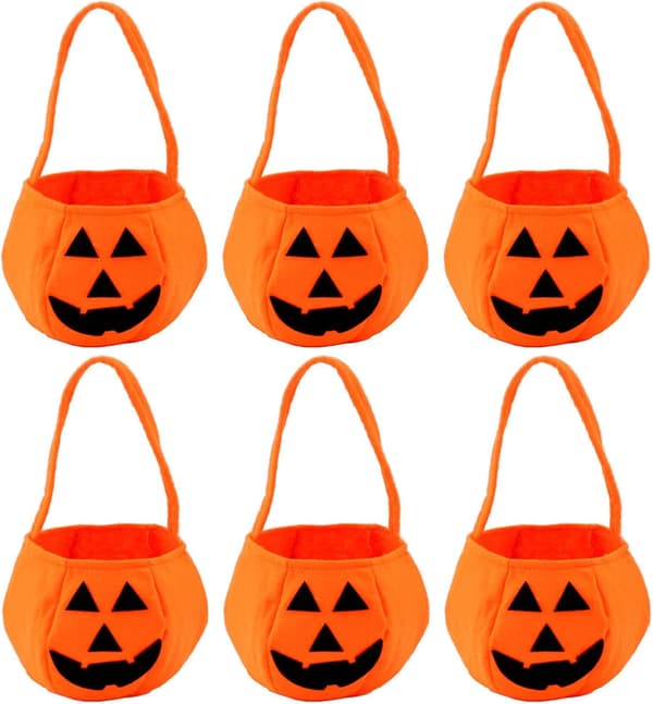 Slitesterke gresskarposer for barn Halloween godtepose Halloween Ca