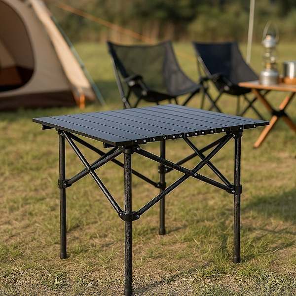 Folding Carbon Steel Camping Table