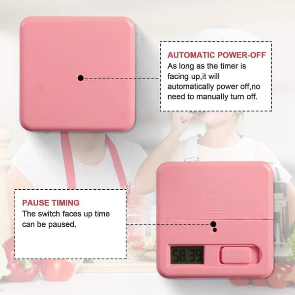 Minutter Cube Køkken Timer Cube Tyngdekraftsensor Minut-ur