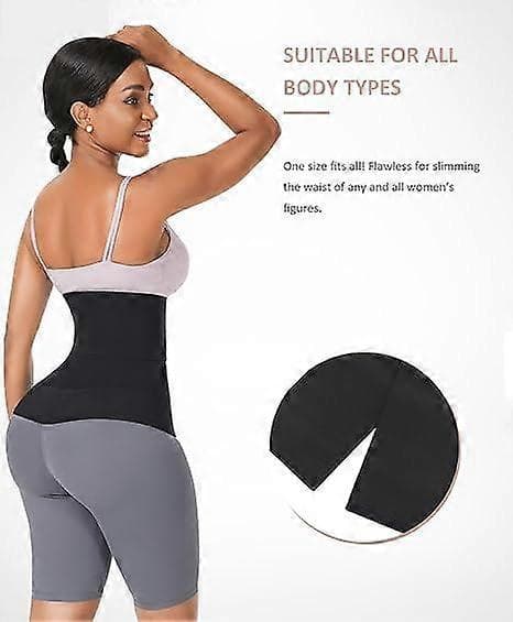 Taljetræner til kvinder Saunabælte Maveindpakning Plus Size Snatch Me Up Bandage—ls 5m