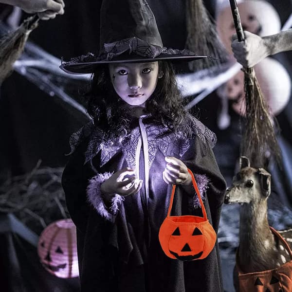 Slitstarka pumpapåsar för barn Halloween Godispåse Halloween Ca