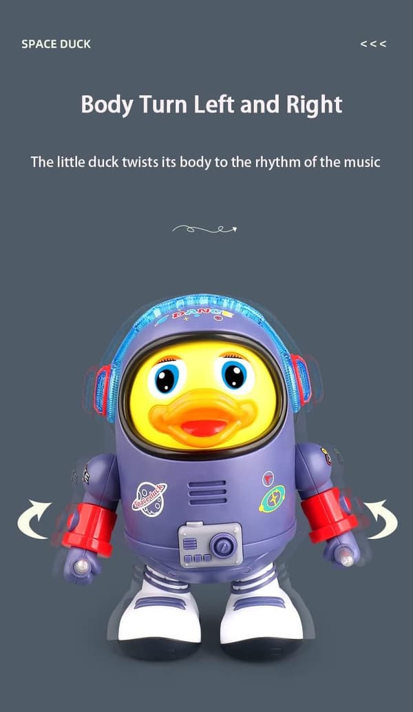 Rom-Ender Musiklys Legetøj Dansende Legetøj Sød Ælling Baby T
