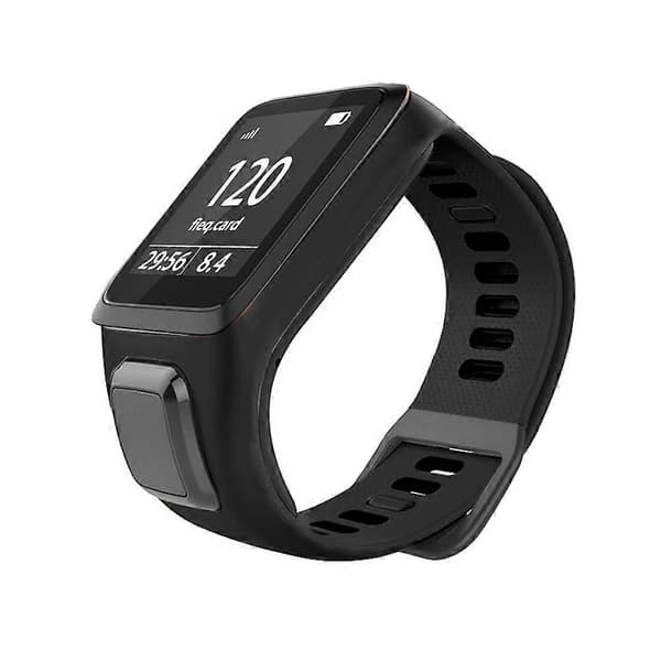 Til Tomtom 2 / 3 Universal Silikone Urrem Black