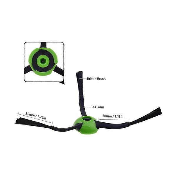 Udskiftningssidebørster til IRobot Roomba E, I, & J-serien E5, E6, I1, I1+, I3, I3+, I4, I4+, I6, I7, I8, J7, J7+ PlusNY—ls