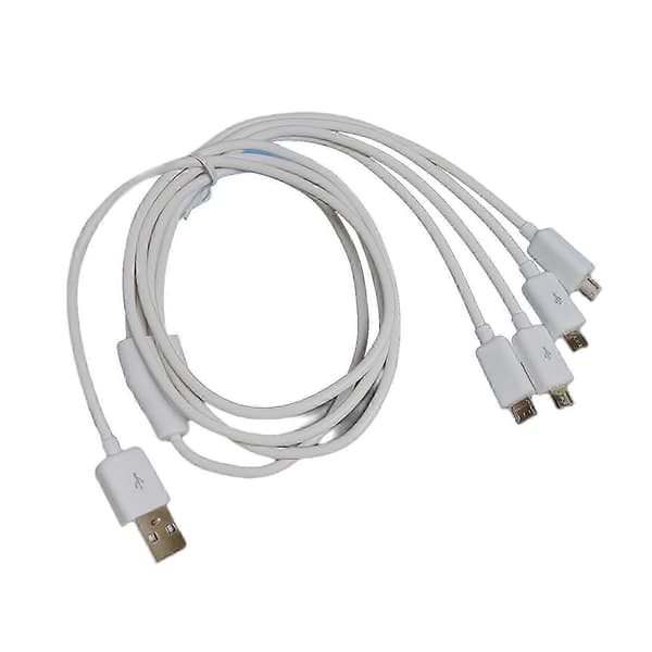 Holdbarhed USB Han til Micro USB Han Opladerkabel Hurtig Opladerkabel Universal Opladerkabel til Micro USB Enheder Hvid[ls] White