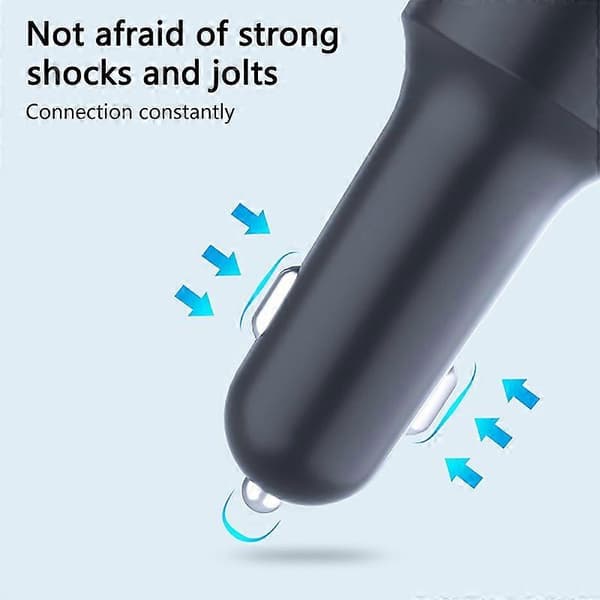 C12 Multifunktionel Bil Dobbelt USB Oplader Bluetooth FM Transmitter med Atmosfærelys Not Specified