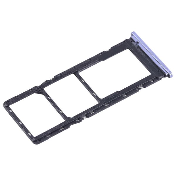 For Tecno Spark Go 2022 SIM-kortskuff + Micro SD-kortskuff Purple