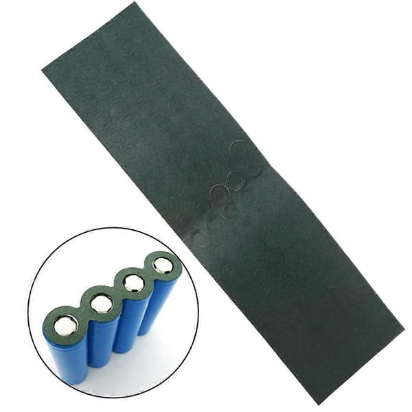 1 ark/100 stk. 18650 batteriisoleringspakning – ls