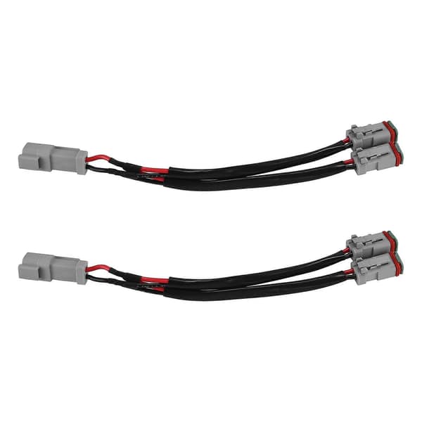 Y-typkablar Deutsch DT DTP 2-polig sockeladapter för LED-pod