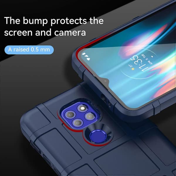 Til Lenovo Lemon K12 / K12 Note Full Dekning Støtsikkert TPU Telefondeksel Blue