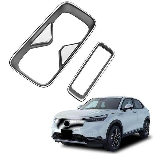 Auto Matt Sølv Midtkonsoll Vannkoppholder Deksel Trim Klistremerker For -v Vezel 2021—ls
