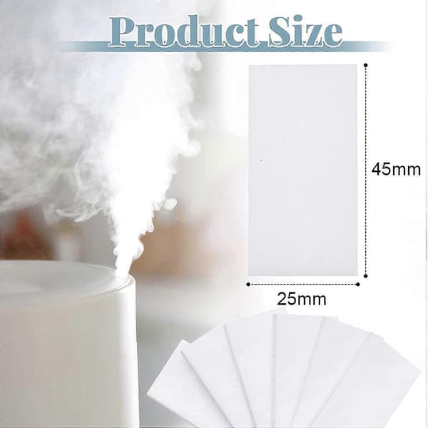 200 stk. Uparfymerte påfyll Aromaterapi-puter Aromolje-puter Elektriske diffusorputer kompatible med duft- og kuleplugger-diffusorer White
