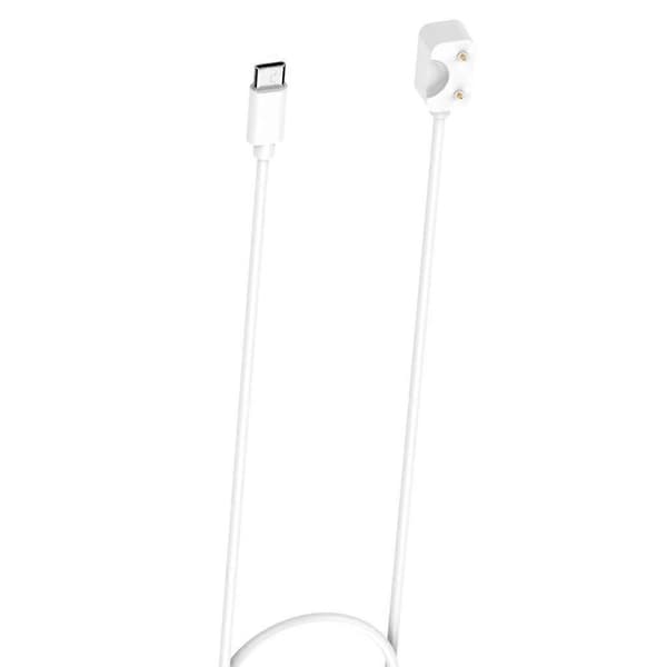 Ur-opladerkabel Universelt opladerkabel af plast til Fit 3—ls 100cm White