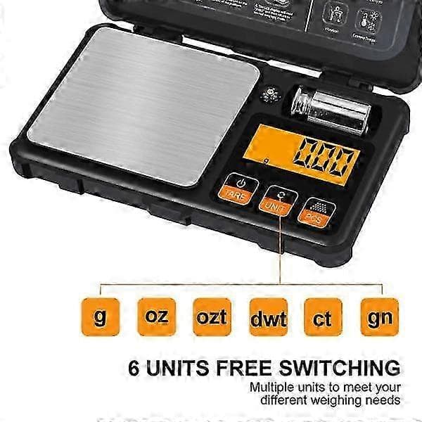Ladattava digitaalinen taskuvaaka 200 g/0,01 g 25-26s—ls