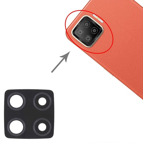 Til OPPO A73/F17 10 STK. Bagkameraobjektiv Not Specified