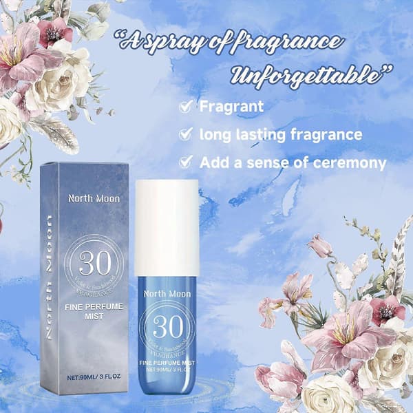 Violet Parfumespray - Langtidsholdbar, Alsidig Duft til Hår og Hud, 90ml