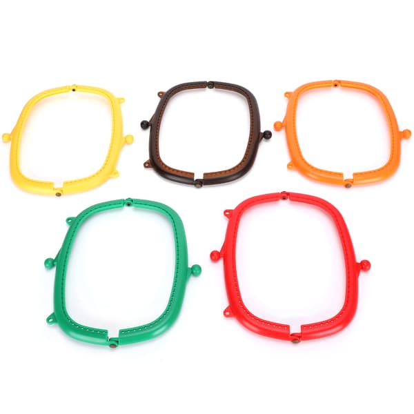 5 st Halvcirkel Väskram 16cm Böjd Plast DIY Väskaccessoarer Godisfärger