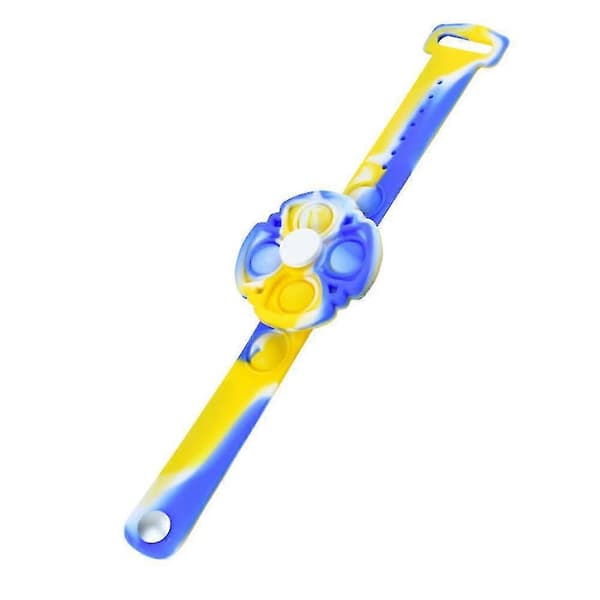 Push Popit Bubble -rannekoru Fidget Sensory Spinner -lelukello lapsille – ls