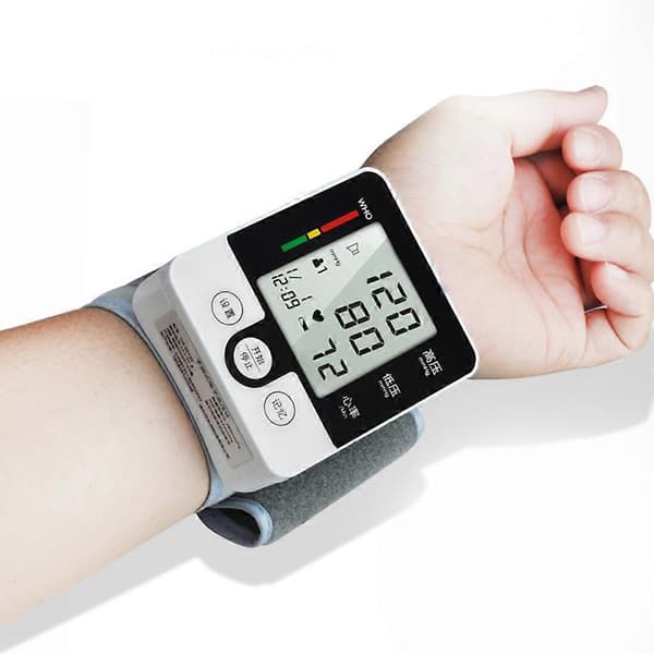 Digital blodtrykksmåler for håndledd med/uten bakgrunnsbelyst tonometer hjertefrekvens – ls B