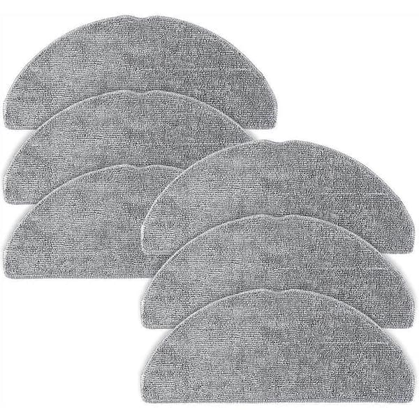 6-pak mikrofiber moppeklude til M5 / M5+ / L5 / L5+ robotstøvsuger, genanvendelige moppeklude